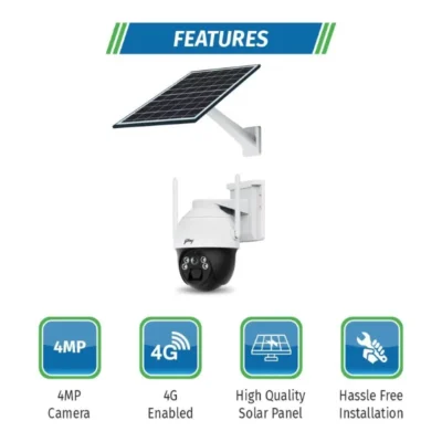 Godrej Ace Pro Green 4MP Solar Powered Camera